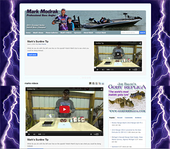 Thumbnail screenshot of MarkModrak.com website